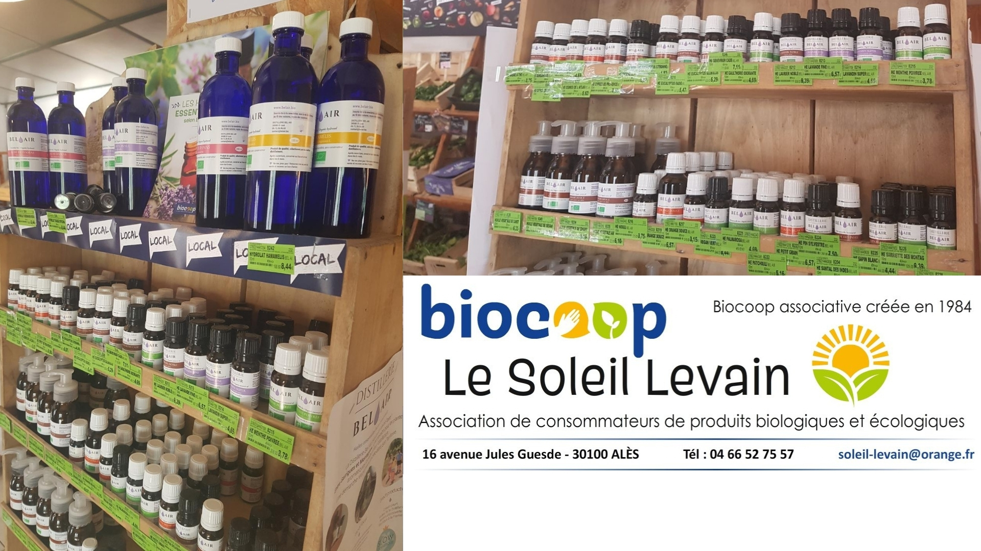 Le Soleil Levain – Biocoop Alès (30) : boutique partenaire !