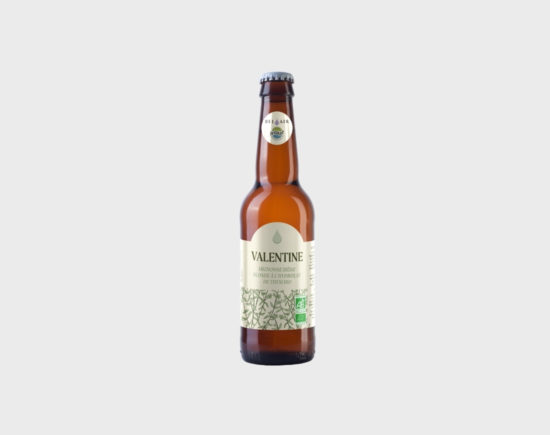 La Valentine est une bière blonde à l’hydrolat de thym bio cueilli sur le Causse de Blandas.