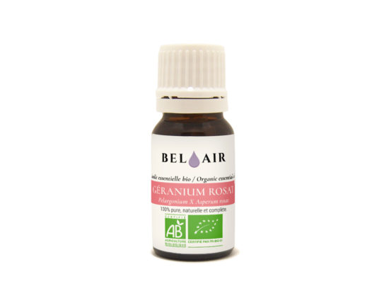Géranium rosat - Huile essentielle bio - 5 ml Distillerie Bel Air