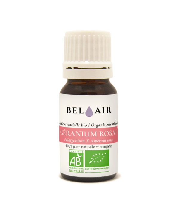 Géranium rosat - Huile essentielle bio - 5 ml Distillerie Bel Air