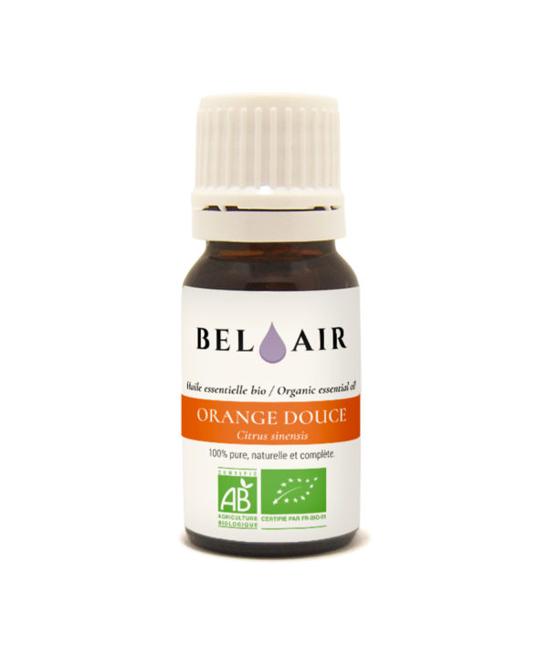 Orange douce (zeste) - Huile essentielle bio Distillerie Bel Air
